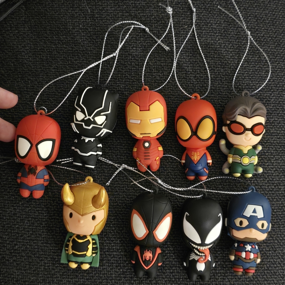 Hallmark Marvel Mystery Ornament Bundle